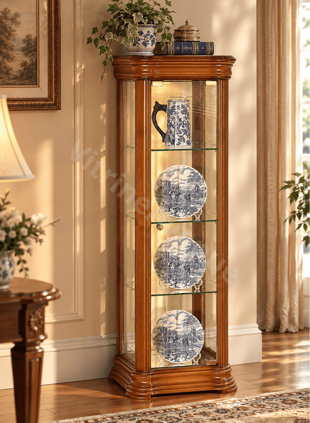 Vitrine en bois DV81VA – Image 2