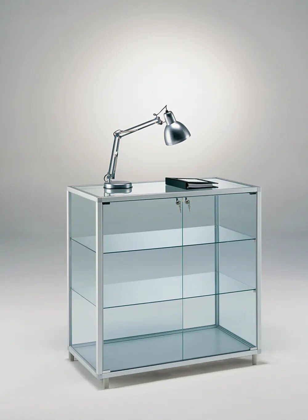 vitrine comptoir - cb930-51va-silver-silver