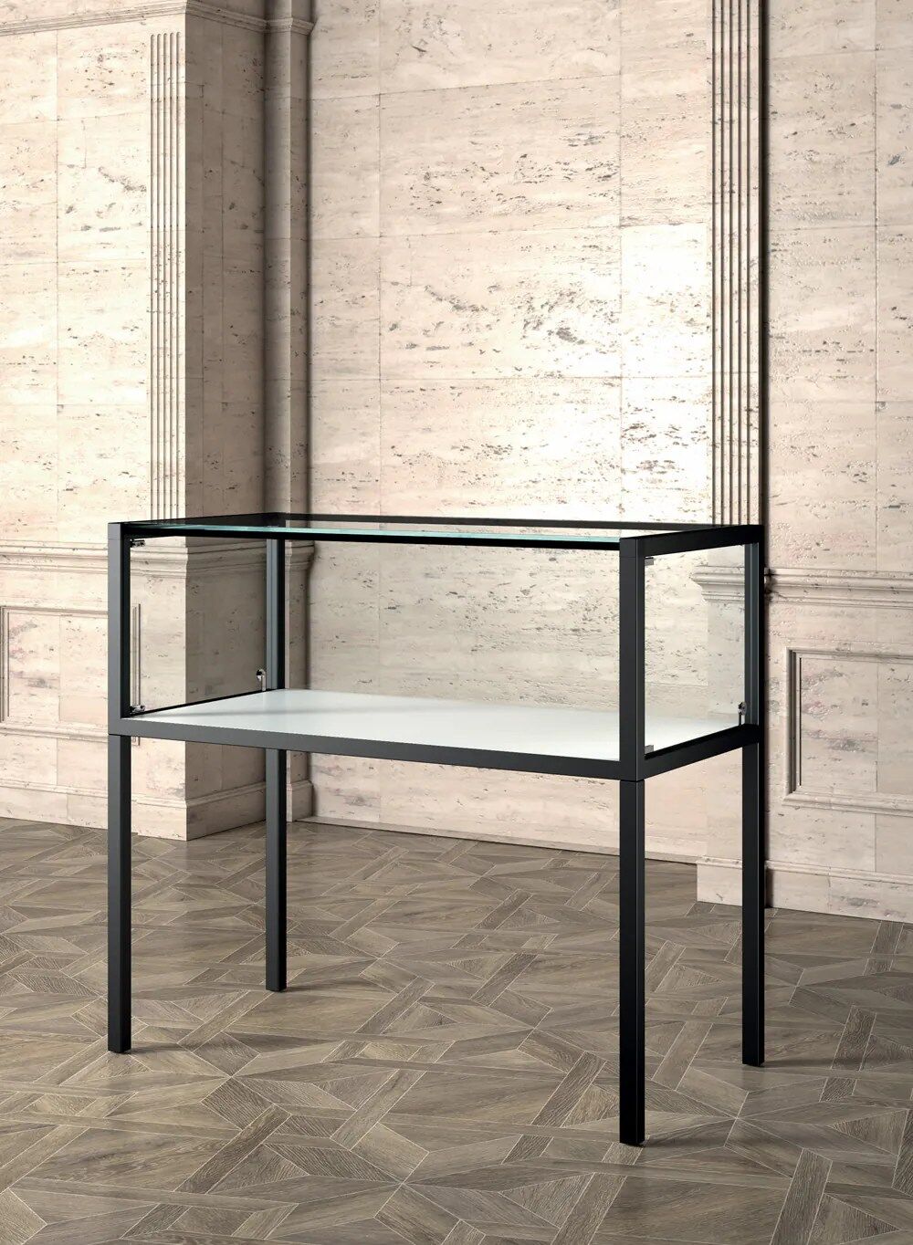 vitrine pour musée - mu120ftva