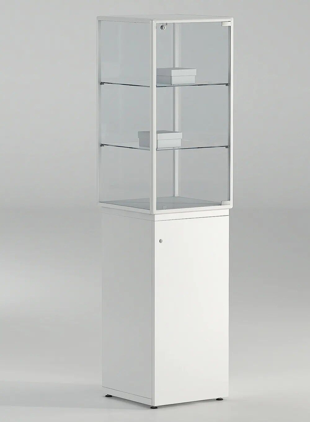 vitrine colonne - 7-lapva-blanc-poli