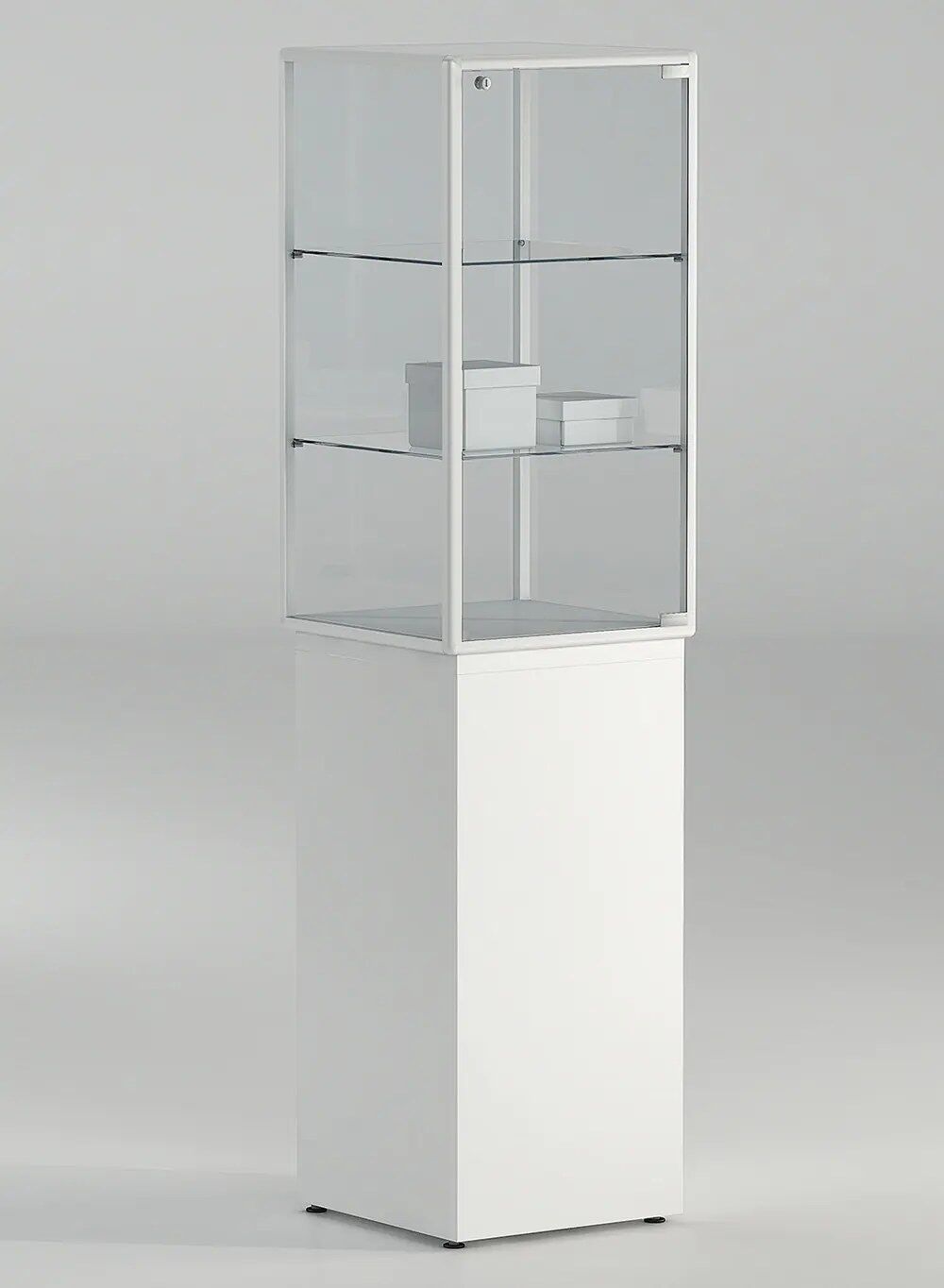 vitrine colonne - 7-plpva-blanc-poli