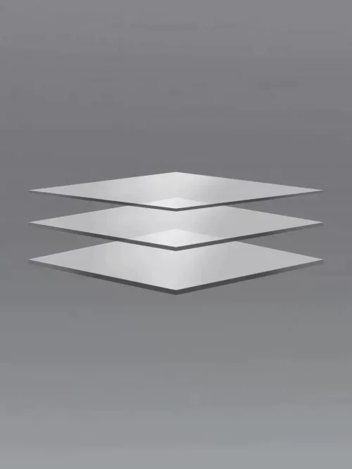 Tablettes vitrines aluminium